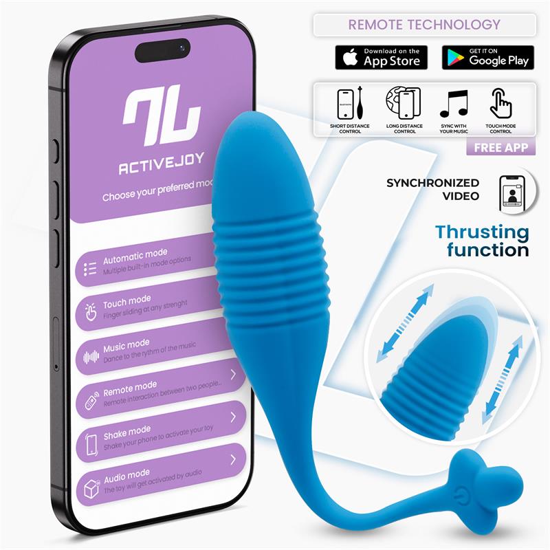 Huevo vibrador Intoyou con app y movimiento up and down