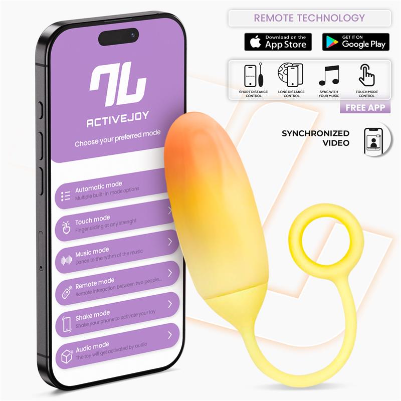 Huevo vibrador de silicona, app y control remoto · INTOYOU