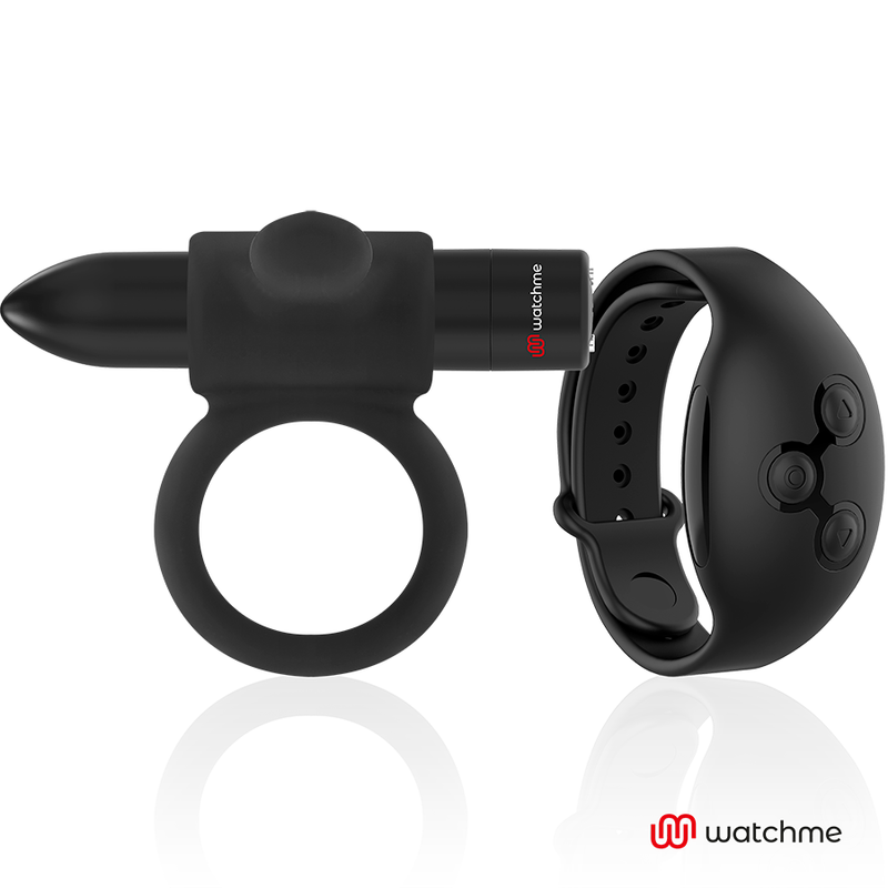 Anillo vibrador con control remoto - Black&Silver Cameron