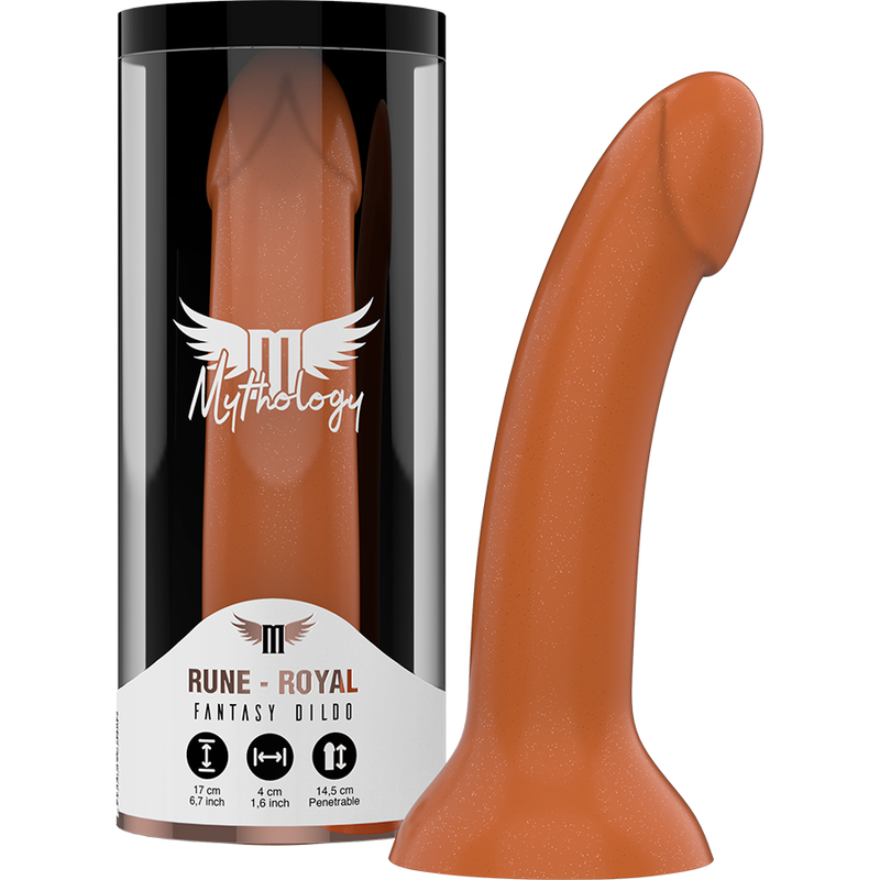Dildo de silicona Rune Royal para arnés · Mythology, 17 cm