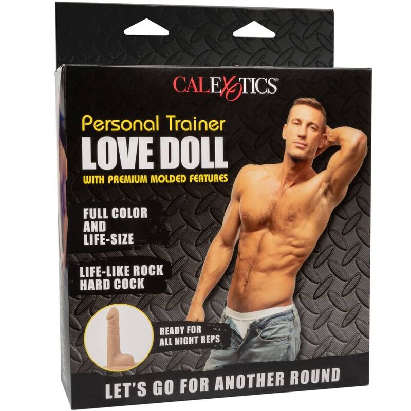 Muñeca hinchable Personal Trainer CalExotics, pene realista