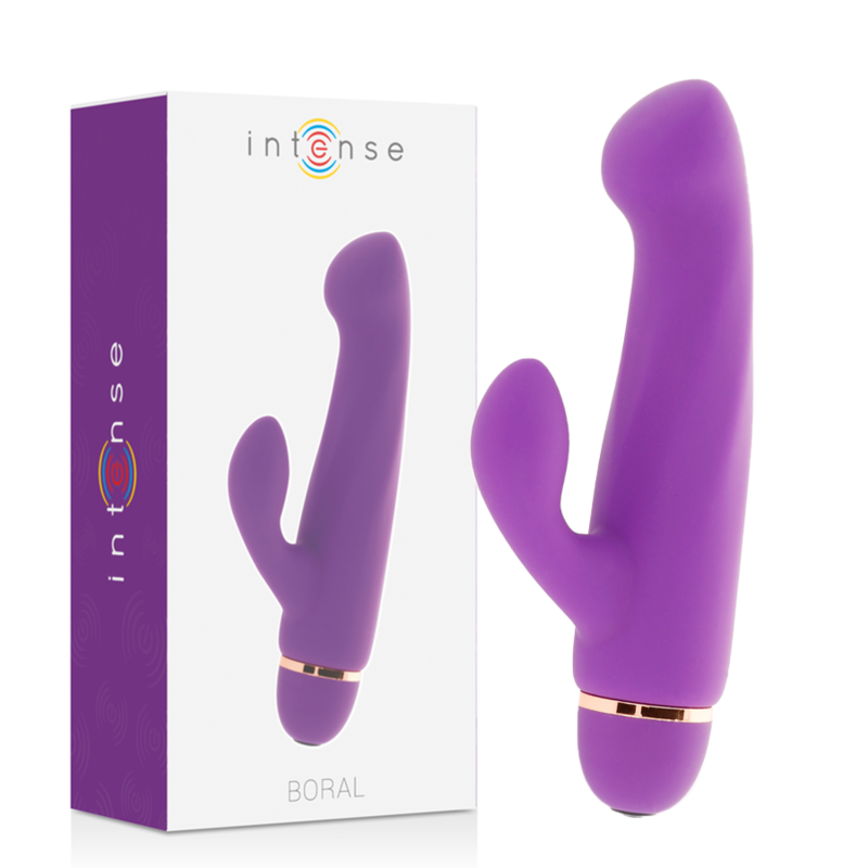 Vibrador rabbit Boral INTENSE con silicona y 20 modos