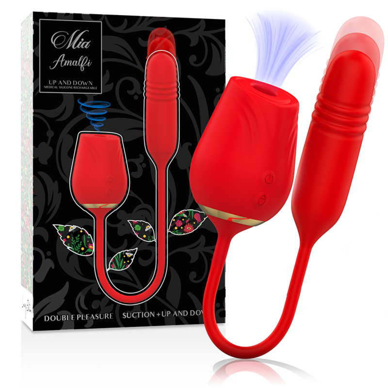 MIA - AMALFI DOBLE PLEASURE SUCCIONADOR + UP AND DOWN