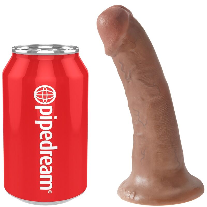 Dildo realista King Cock 15 cm de PVC con ventosa de succión