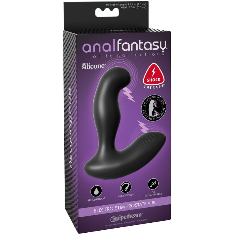 MASAJEADOR DE PRÓSTATA CON ELECTROESTIMULACIÓN Y VIBRACIÓN