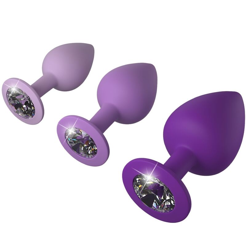 Set de 3 plugs anales Fantasy for Her, tamaños progresivos