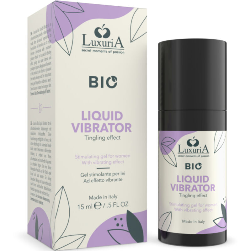 Gel estimulante efecto vibrador 15 ml, Luxuria BIO