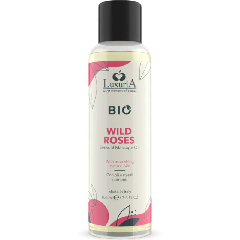 Aceite de masaje bio Wild Roses 100 ml · Luxuria Bio