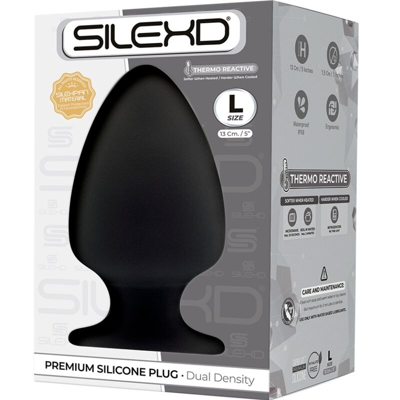 Plug anal SilexD Modelo 1 termorreactivo, silicona