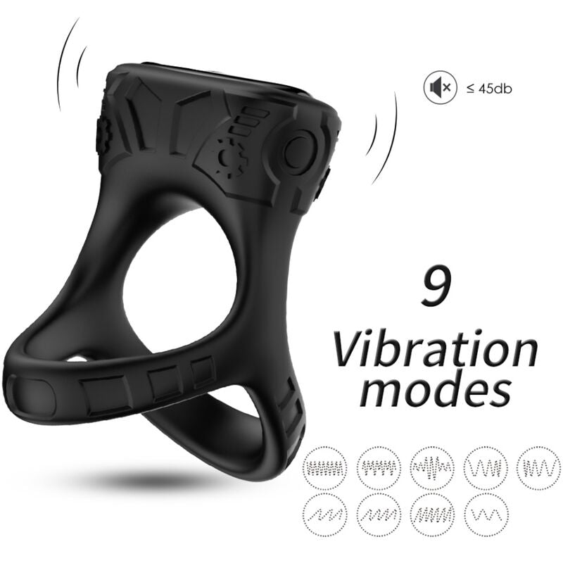 Anillo vibrador ARMONY multiposición, 9 modos vibración