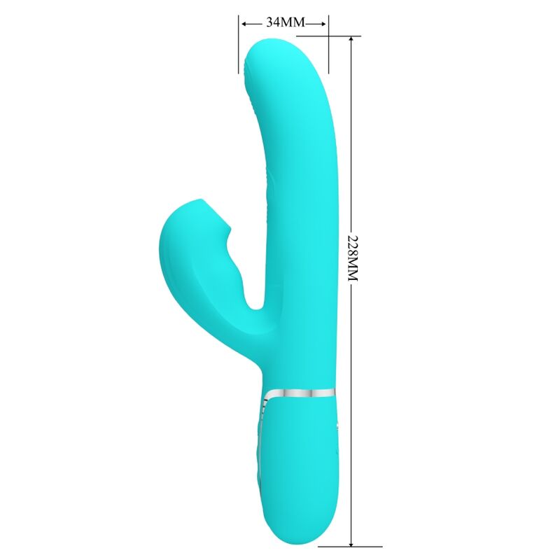 Vibrador rabbit punto G Perlita de Pretty Love, recargable