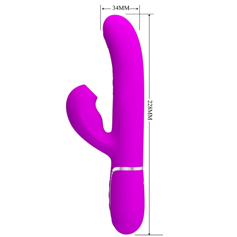 Vibrador rabbit punto G Perlita de Pretty Love, recargable