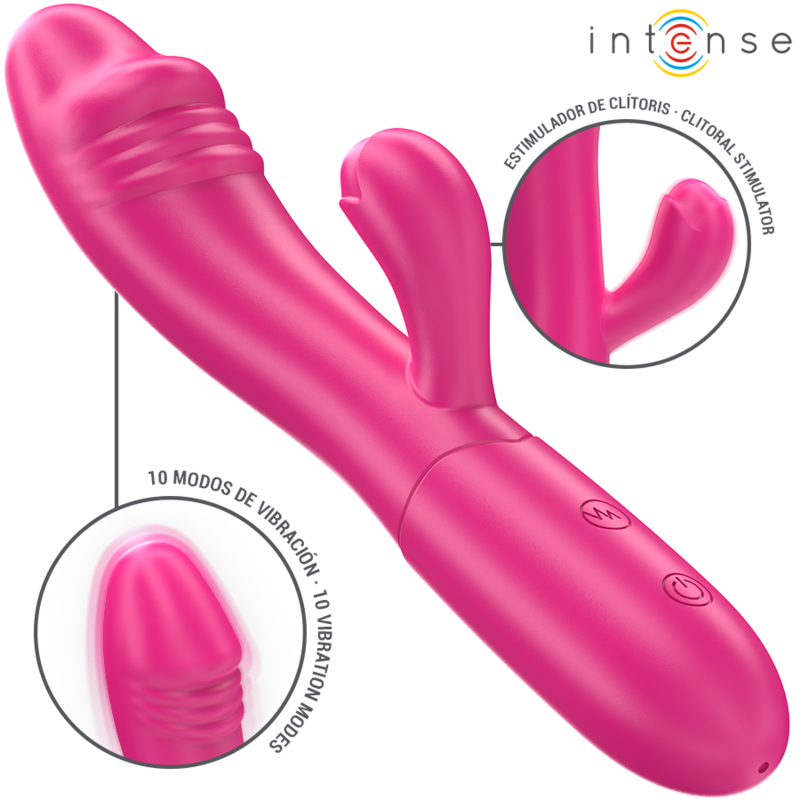 Vibrador flexible Intense IVY con lengua estimuladora