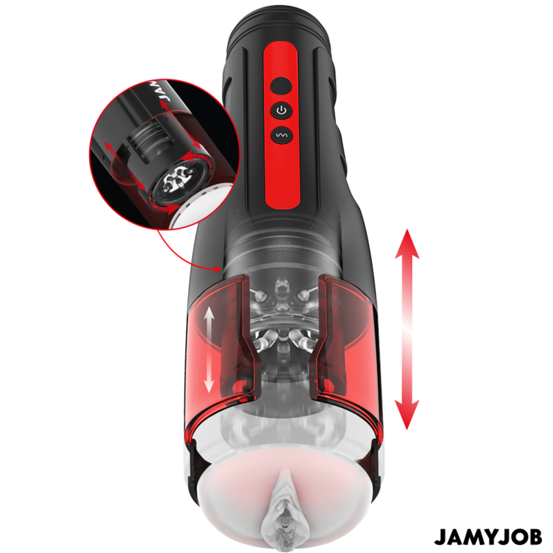 Masturbador automático Cyclone JamyJob, 10 modos de rotación