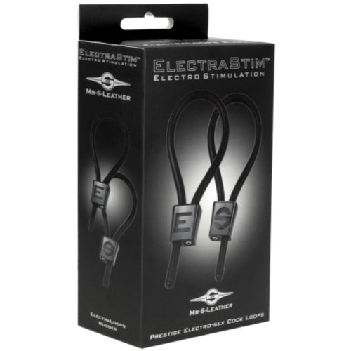 ELECTRASTIM - PRESTIGE ELECTRA LOOPS ANILLOS DE PENE AJUSTABLES NEGRO