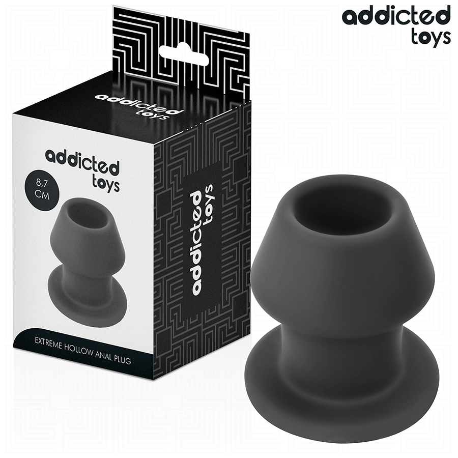 Plug anal hueco de silicona Extrem 8,7 cm · Addicted Toys