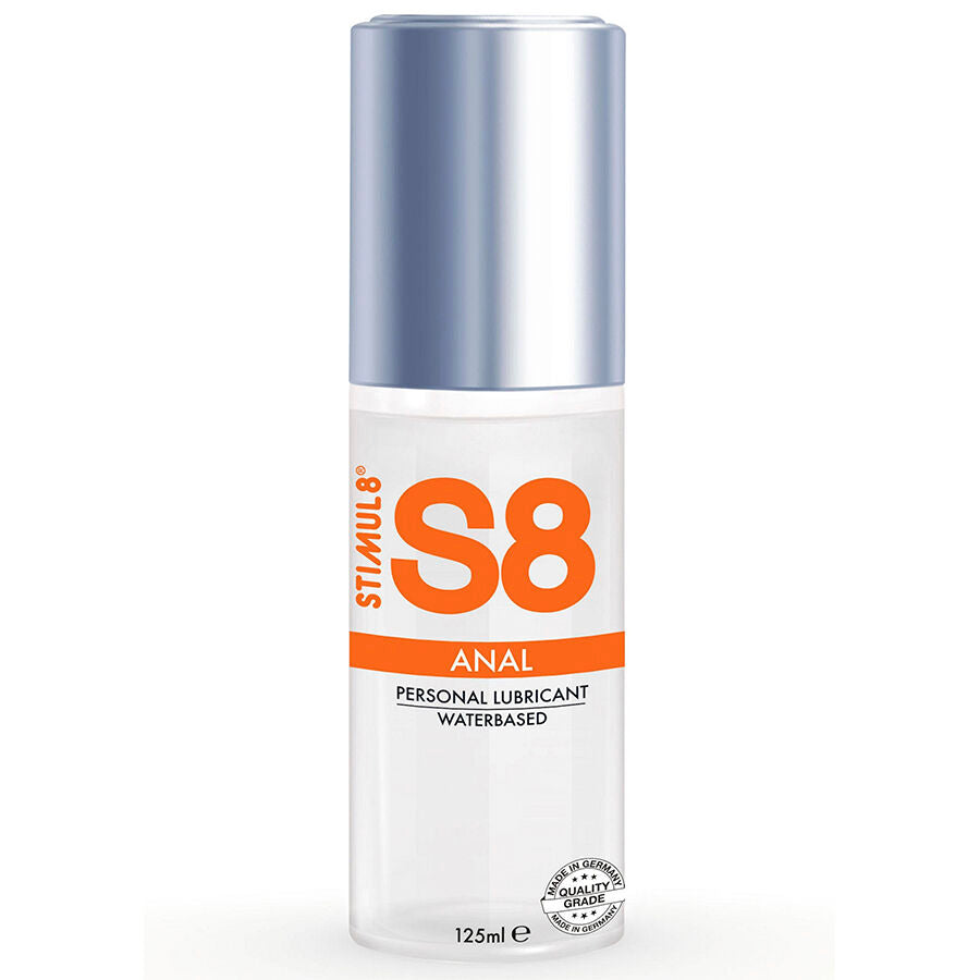 Lubricante anal S8 125 ml, base agua y sin parabenos