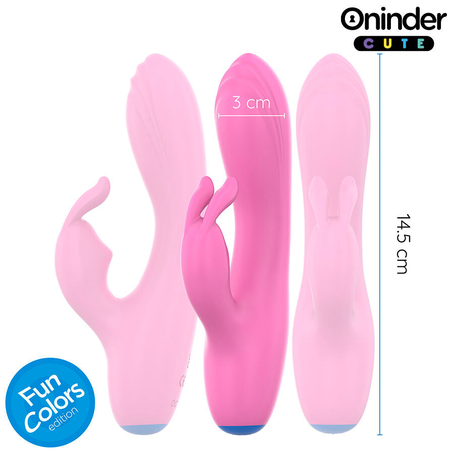 ONINDER CUTE - LOVE BUNNY VIBRADOR PUNTO G Y CLITORIS - APP MUNDIAL GRATUITA