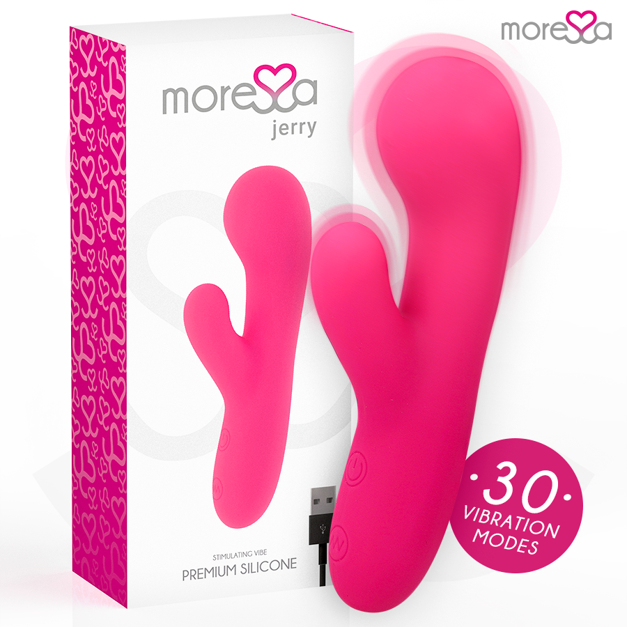 Vibrador Moressa Jerry para punto G y clítoris, recargable