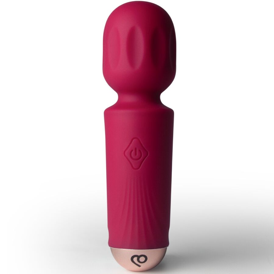 Mini vibrador wand Rocks-Off 16 funciones recargable