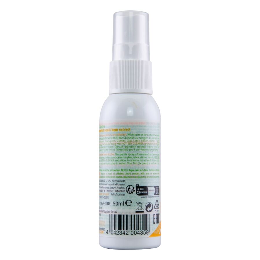 Spray limpiador bio HOT para juguetes íntimos 50 ml