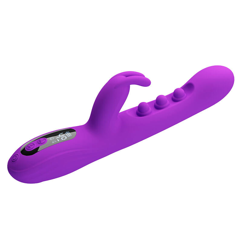 Vibrador rabbit Pretty Love Sabien con golpeteo y LED