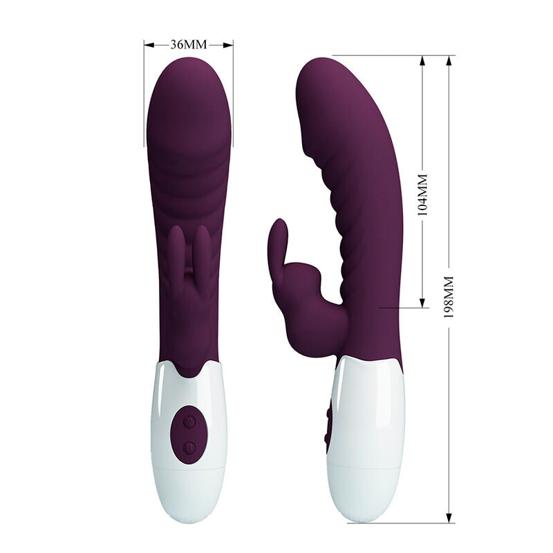 Vibrador rabbit Pretty Love Naughty Bunny doble estimulación