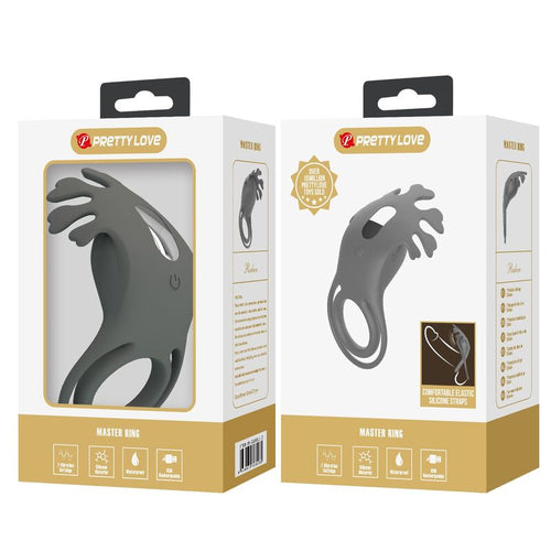PRETTY LOVE - ANILLO VIBRADOR RECARGABLE CON ESTIMULADOR
