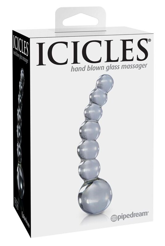 ICICLES - N. 66 MASAJEADOR TRANSPARENTE