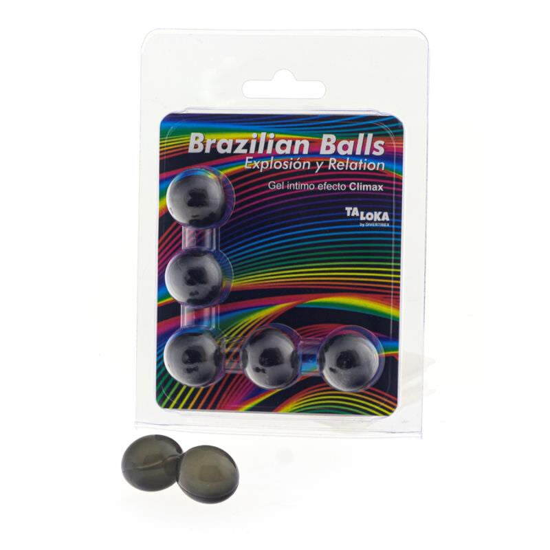 Bolas brasileñas TALOKA gel excitante Climax · 5 uds