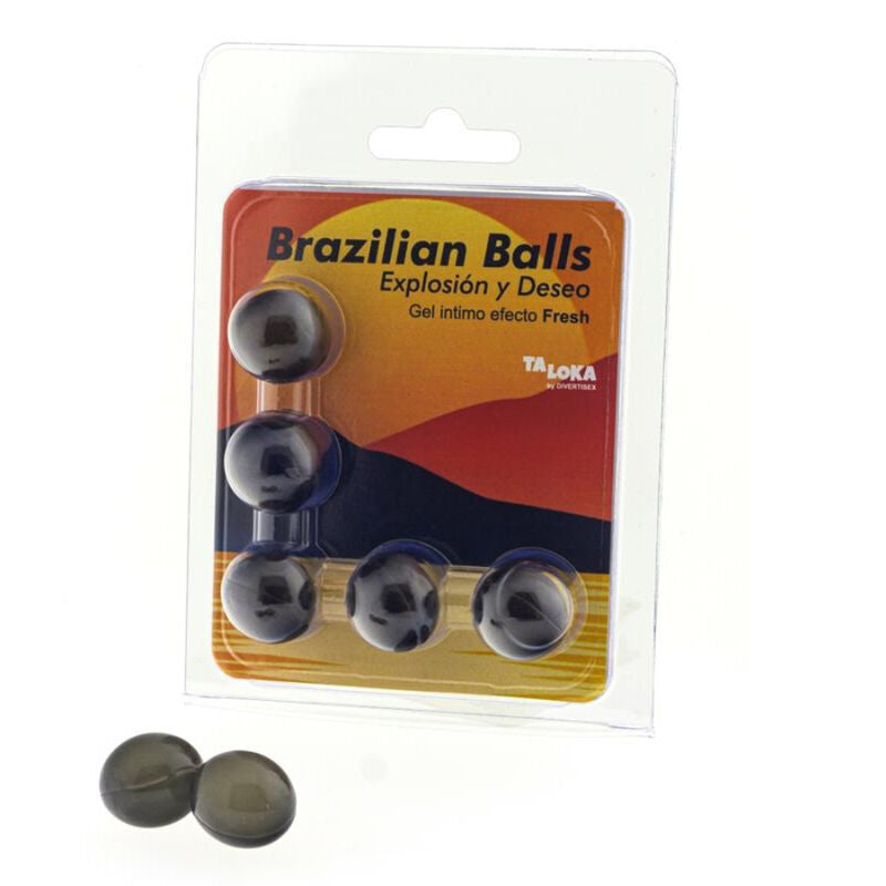 Bolas brasileñas TALOKA efecto frescor relajante, pack 5