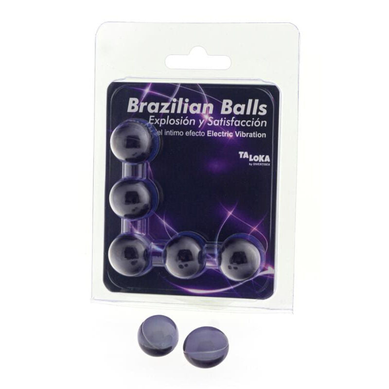 Bolas brasileñas TALOKA efecto vibración eléctrica, pack 5