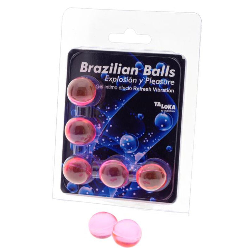 Bolas brasileñas TALOKA efecto vibración refrescante, pack 5