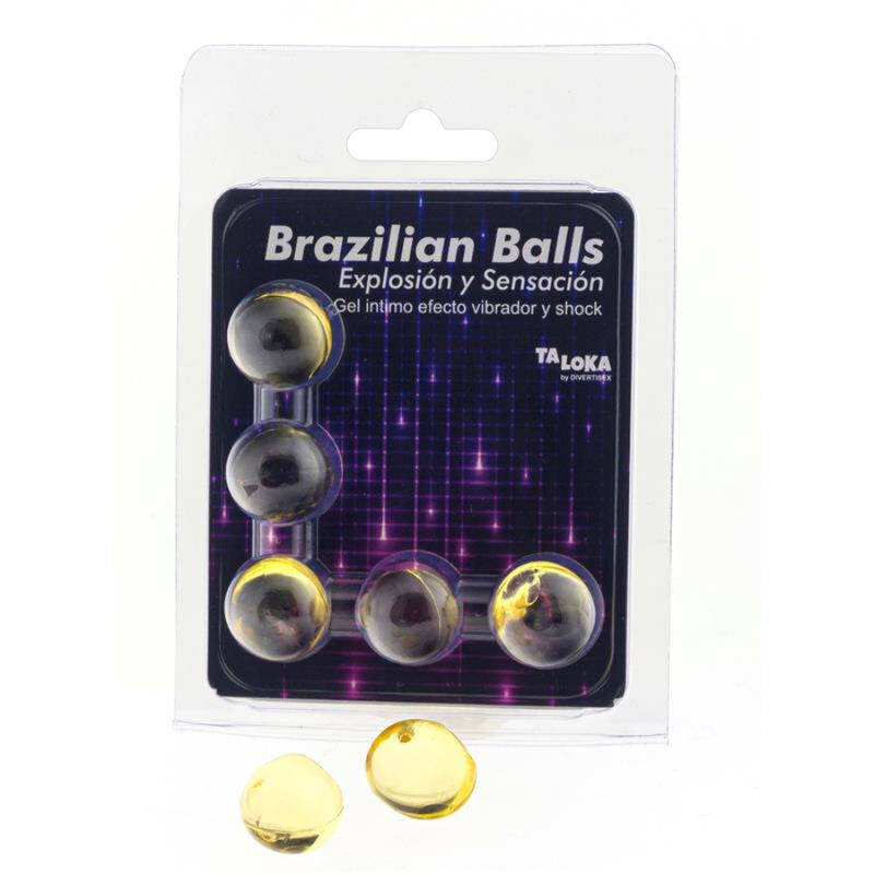 Bolas brasileñas TALOKA efecto vibración y shock, pack 5