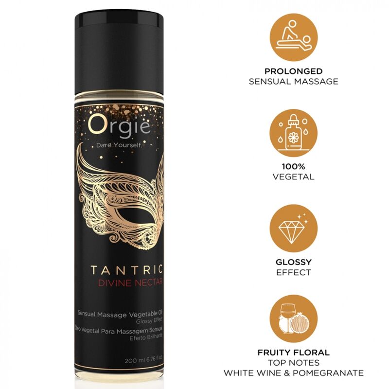 Aceite de masaje 200 ml - ORGIE Tantric Divine Nectar
