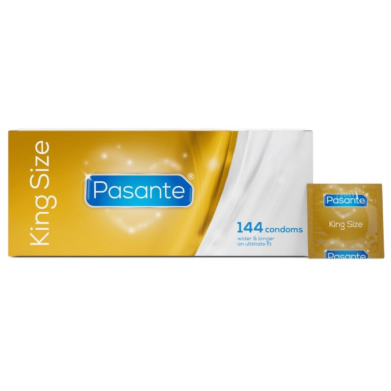 Preservativos Pasante King Size extra anchos 144 uds