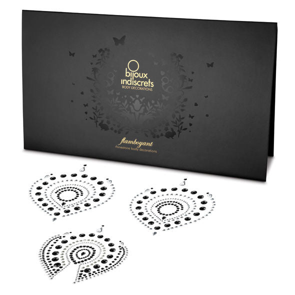BIJOUX INDISCRETS - FLAMBOYANT NEGRO &amp; PLATA