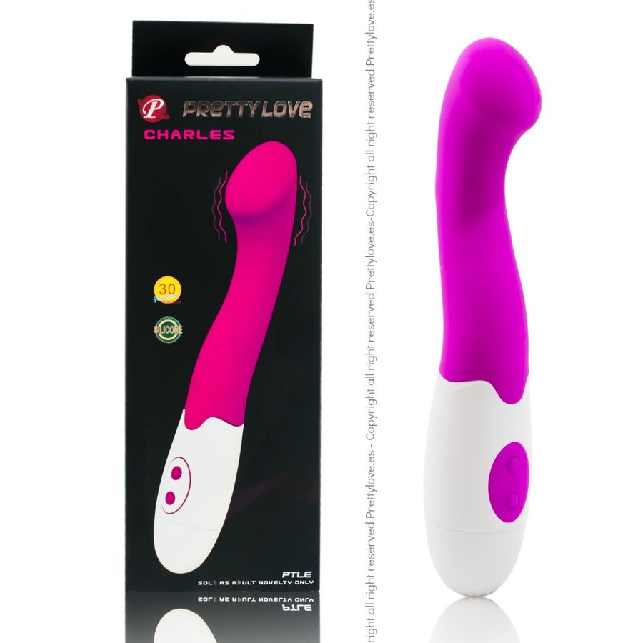 Vibrador punto G Charles de HIGH TECH, 18 cm, 30 modos
