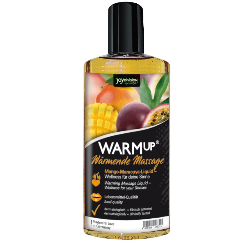 Aceite de masaje WarmUp efecto calor mango y maracuyá 150 ml