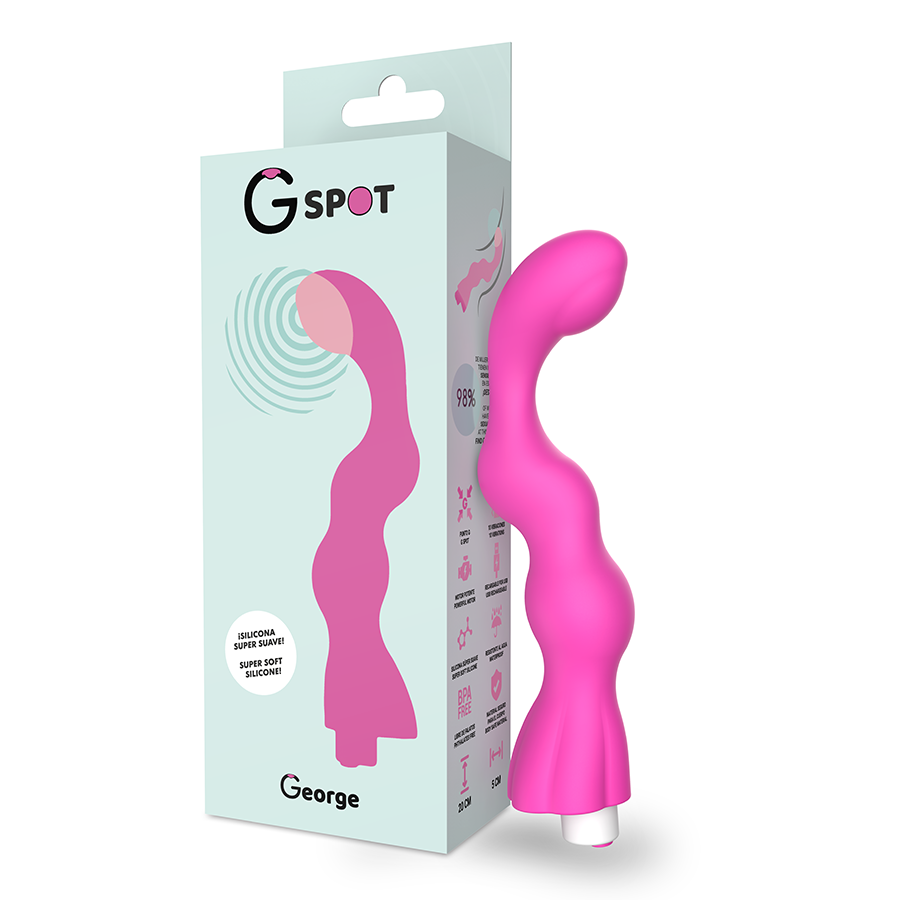 Vibrador punto G G-Spot George, recargable y flexible