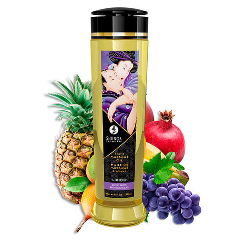SHUNGA - ACEITE DE MASAJE ERÓTICO LÍBIDO 240 ML