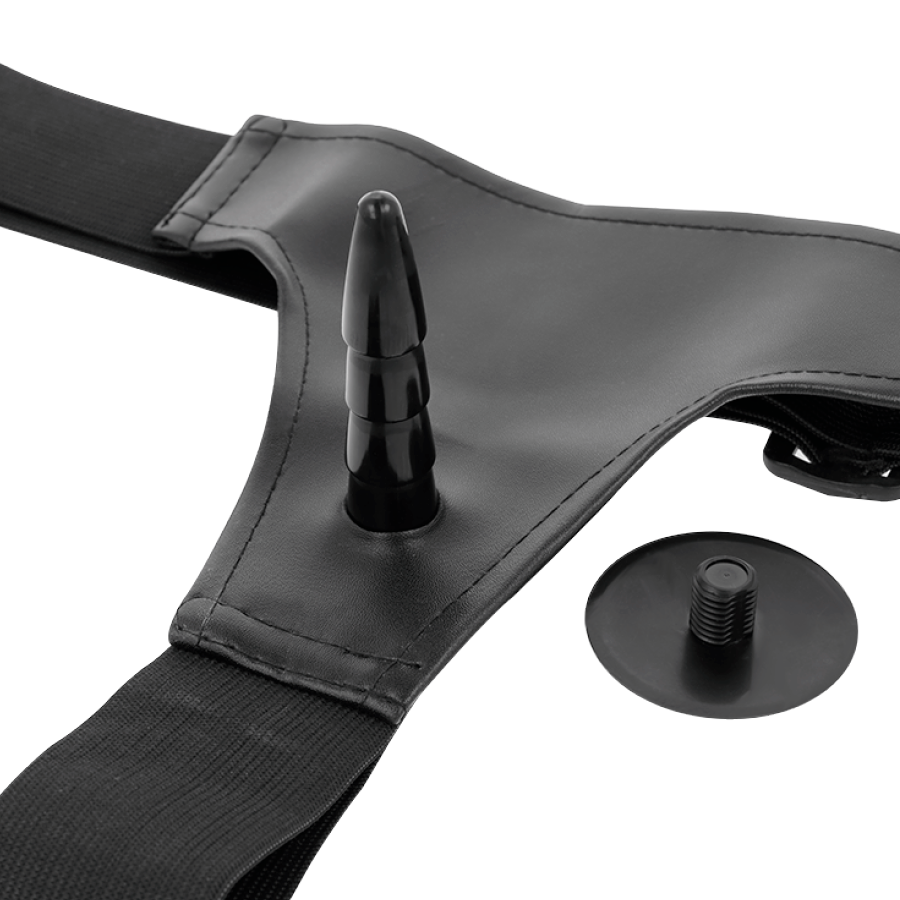 HARNESS ATTRACTION - ARNÉS  WALTER CON VIBRACIÓN 15.5 CM -O- 3.7 CM