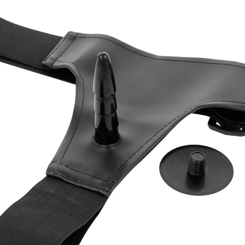 HARNESS ATTRACTION - ARNÉS  WALTER CON VIBRACIÓN 15.5 CM -O- 3.7 CM