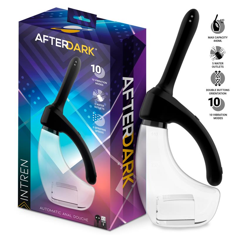 Ducha anal automática con vibración AFTERDARK Intren 440 ml