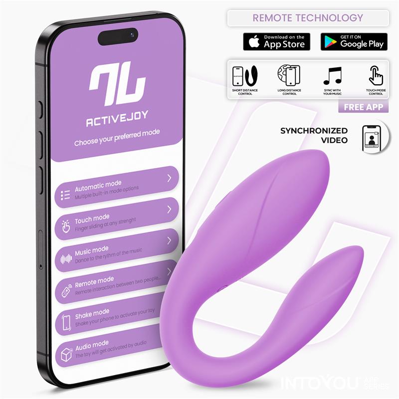 Juguete para parejas de silicona flexible con app
