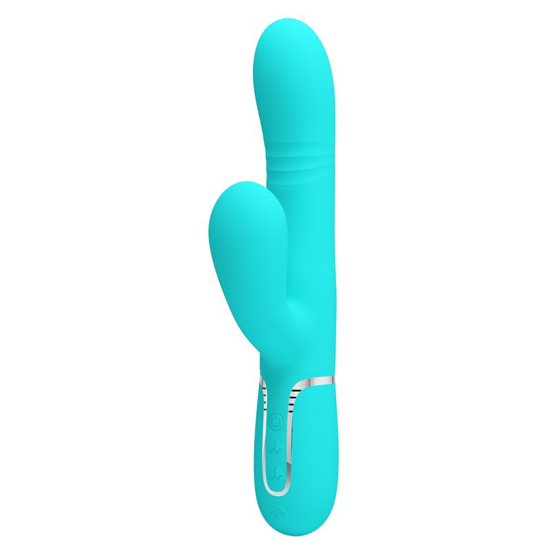 Vibrador rabbit Prettylove Mariana 4 en 1 recargable