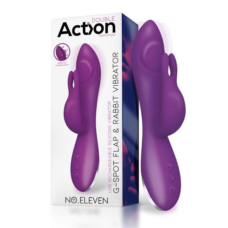Vibrador ACTION No. Eleven con punto G y pulsación