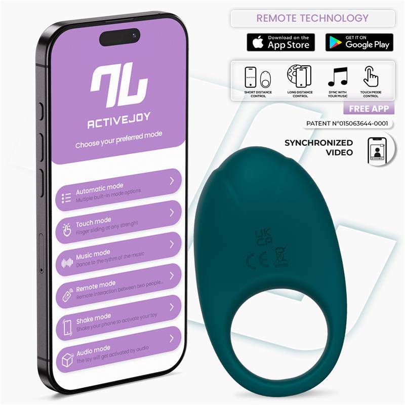Anillo vibrador unibody Ringo INTOYOU con app
