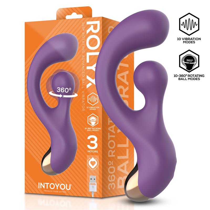 Vibrador rotador INTOYOU Rolyx, bola giratoria 360º