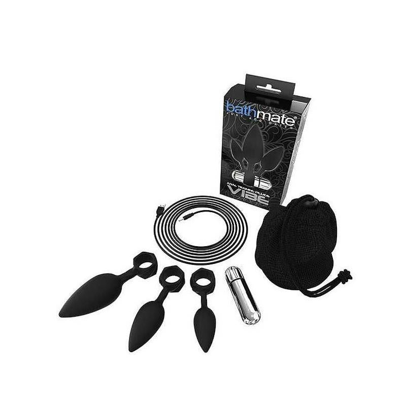 Set de 4 plugs de entrenamiento anal con vibración BATHMATE